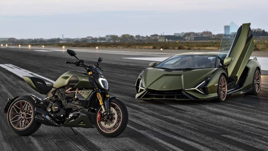 Limited edition Ducati Diavel 1260 Lamborghini draws inspiration from 820PS Lamborghini Sian FKP 37