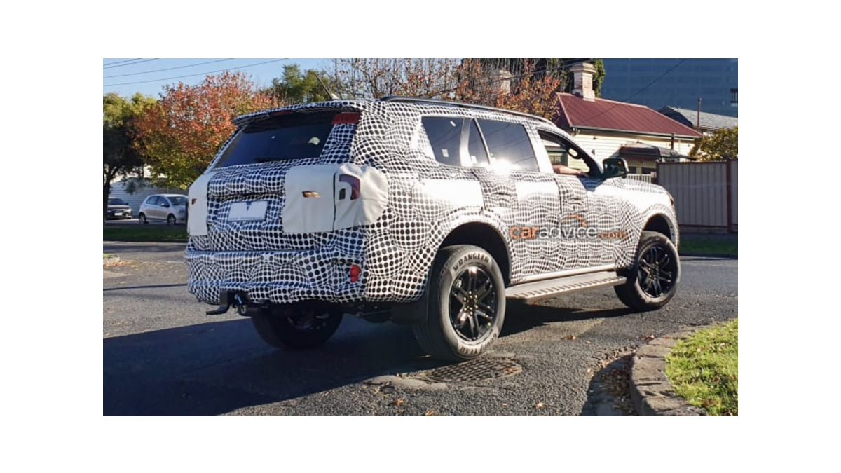 New-generation Ford Endeavour spotted testing in Australia ahead of 2022 debut 2022 Ford Endeavour rear quarter spy image
