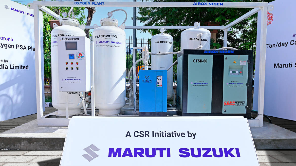 COVID19 impact: Maruti Suzuki sets up 4 oxygen PSA generator plants in Haryana hospitals