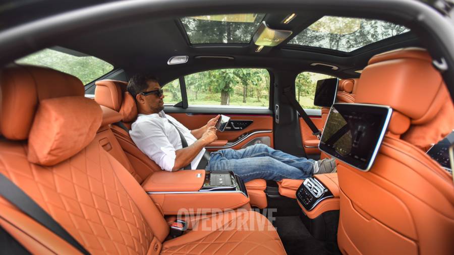 2021 Mercedes-Benz S-Class review interior rear seat