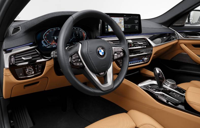 2021 BMW 5 Series facelift to launch in India on June 24 2021 BMW 5 Series facelift interior