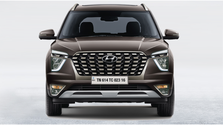 2021 Hyundai Alcazar launched in India, prices start from Rs 16.30 lakh 2021 Hyundai Alcazar exterior front