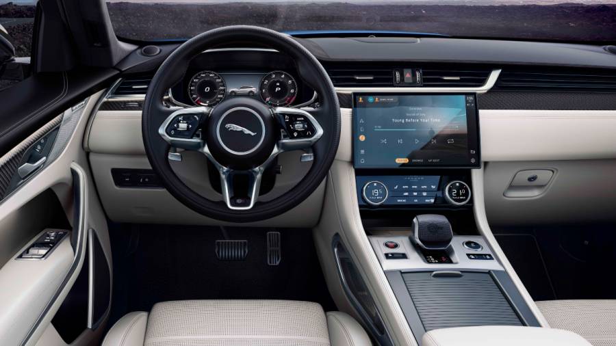 2021 Jaguar F-Pace SVR interior