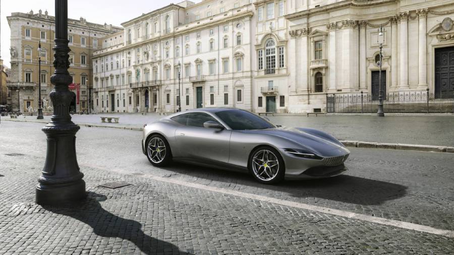 2021 Ferrari Roma V8 coupe launched in India, prices start from Rs 3.76 crore 2021 ferrari roma exterior front