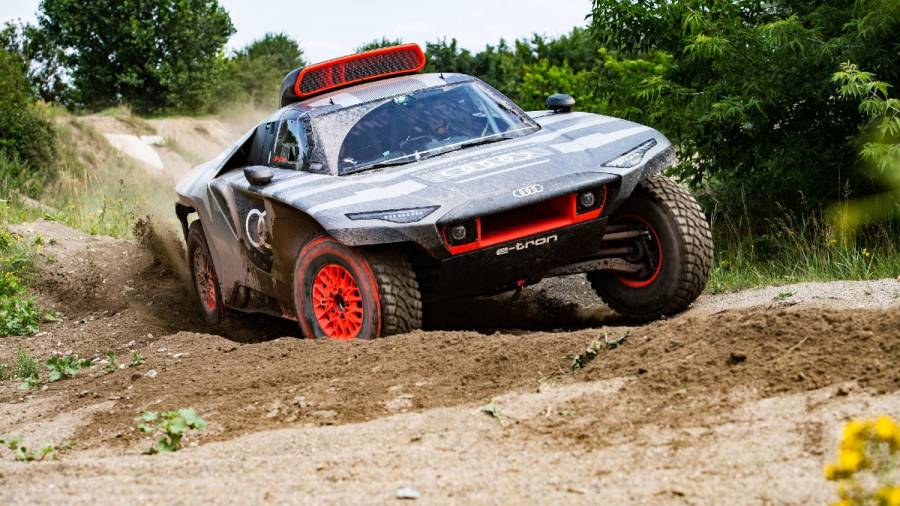 Audi RS Q e-tron aims to take on the Dakar with an electrified drivetrain Audi RS Q e-tron Dakar