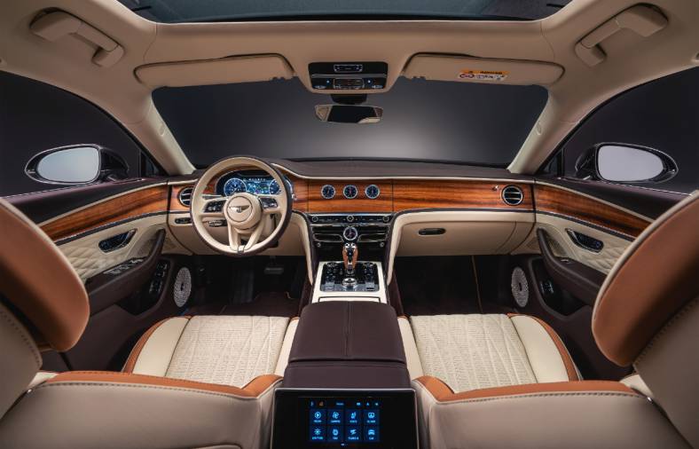 Bentley Flying Spur Hybrid gets sustainability-themed Odyssean Edition Bentley Flying Spur Hybrid Odyssean Edition interior dashboard