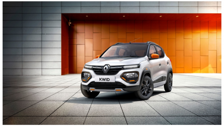 2021 Renault Kwid Climber white black dual tone