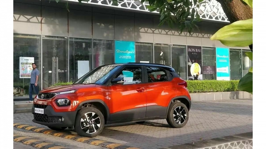 Tata Punch interiors leaked ahead of launch, features revealed Tata Punch exterior front leaked