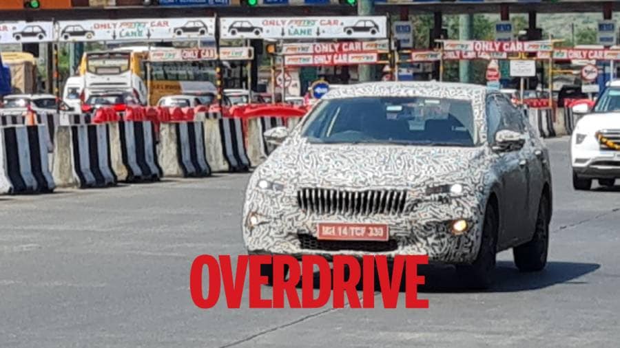 2022 Skoda Slavia spy image exterior front