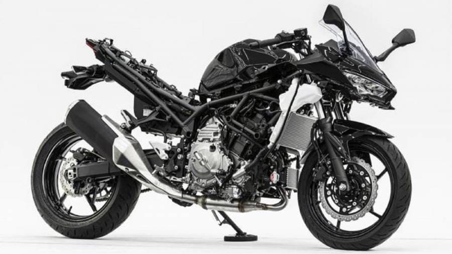 Kawasaki reveals prototype hybrid motorcycle