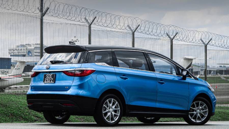 2021 BYD e6 exterior rear
