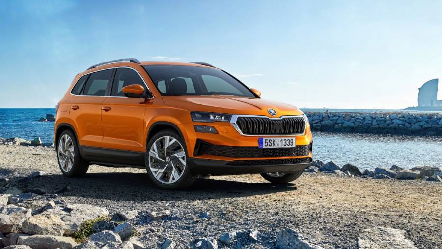 2022 Skoda Karoq facelift debuts internationally Skoda Karoq facelift 2022 exterior front
