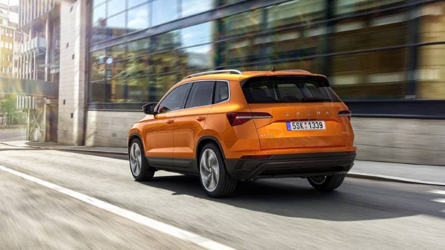 2022 Skoda Karoq facelift debuts internationally Skoda Karoq facelift 2022 exterior rear