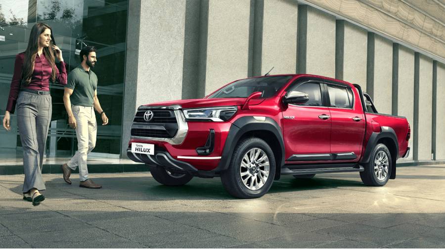 2022 toyota hilux india exterior static