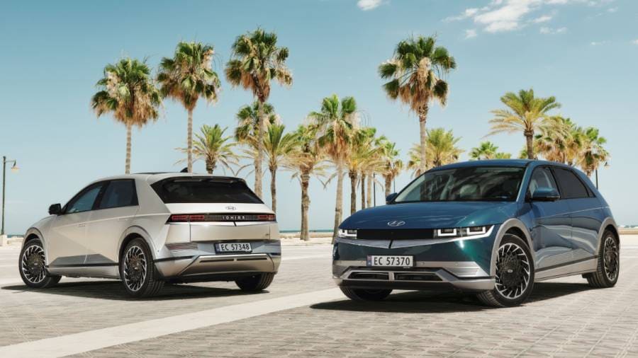 2022 hyundai ioniq 5 exterior front rear
