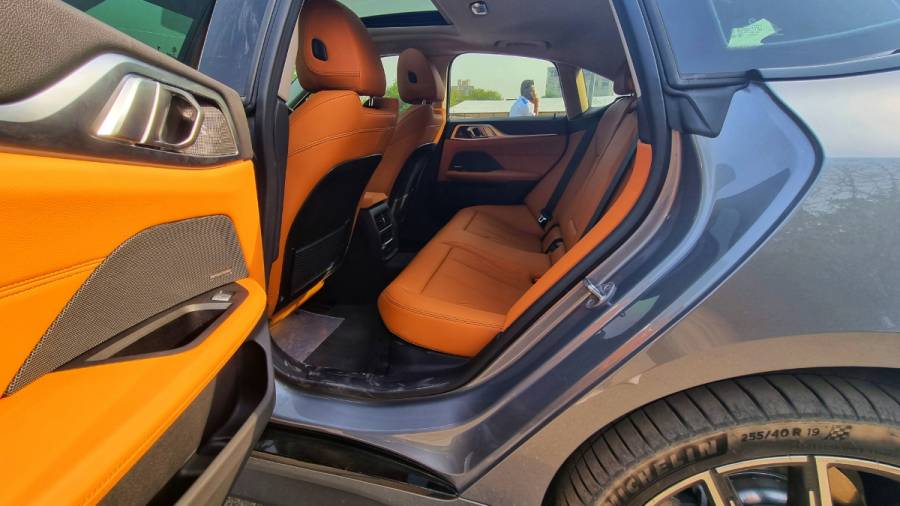 2022 BMWi4 eDrive40 M Sport interior rear