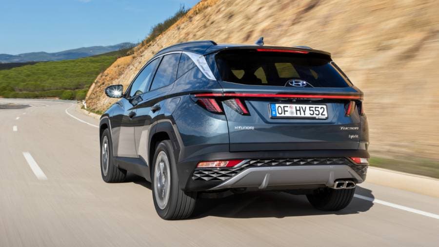 2022 hyundai tucson exterior rear tracking