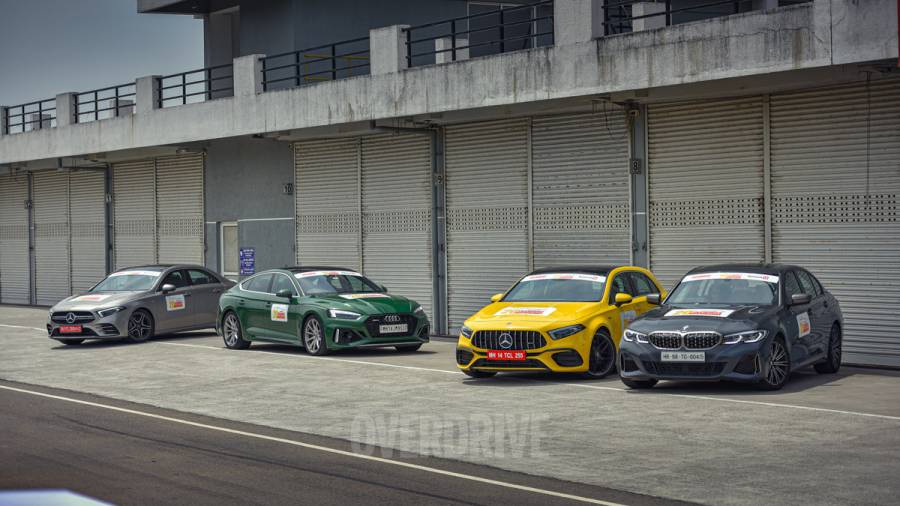 Toy story: Track test - AMG A35, BMW M340i, AMG A45 S and Audi RS5