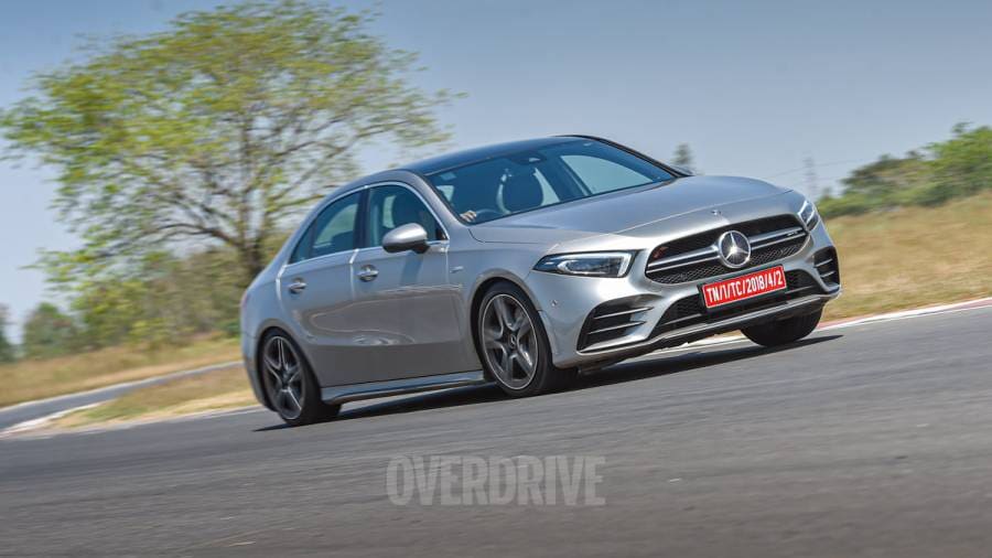 Toy story: Track test - AMG A35, BMW M340i, AMG A45 S and Audi RS5