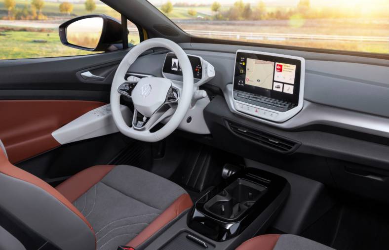 2022 volkswagn id4 interior dashboard