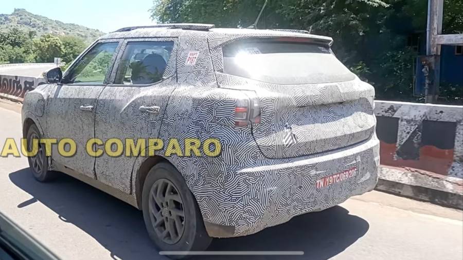 Upcoming Mahindra XUV400 EV spotted testing under camouflage