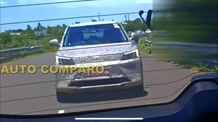 Upcoming Mahindra XUV400 EV spotted testing under camouflage