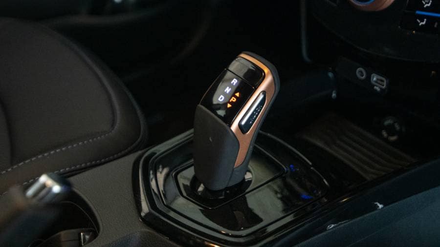 2023 Mahindra XUV400 interior gear selector