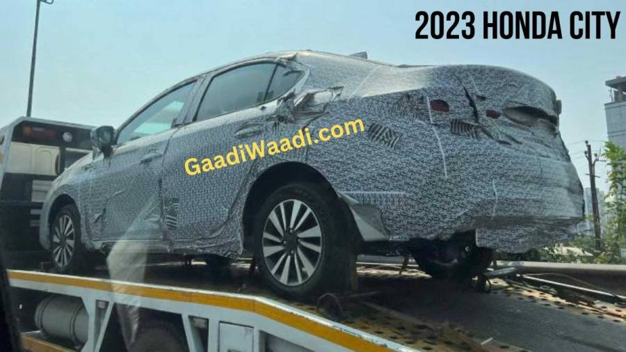 Facelifted Honda City spotted testing; debut expected in January 2023