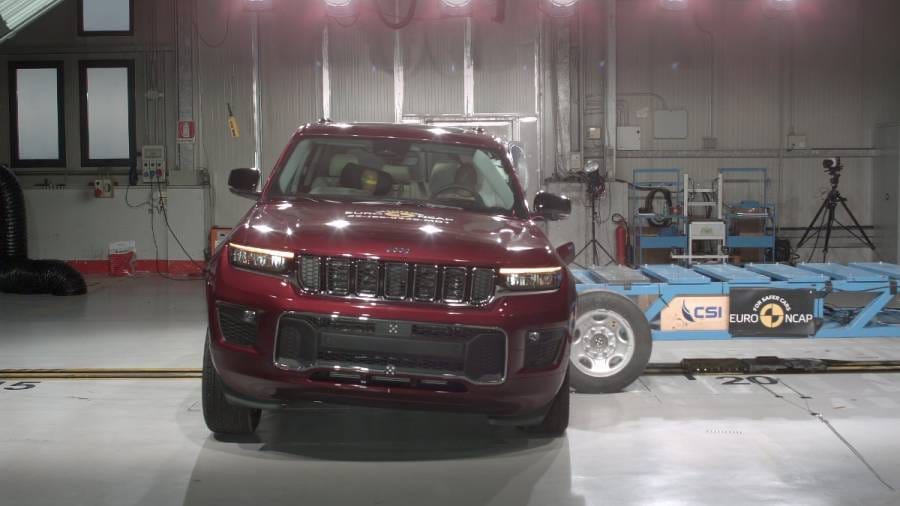 Jeep Grand Cherokee receives 5-star safety rating in Euro NCAP test