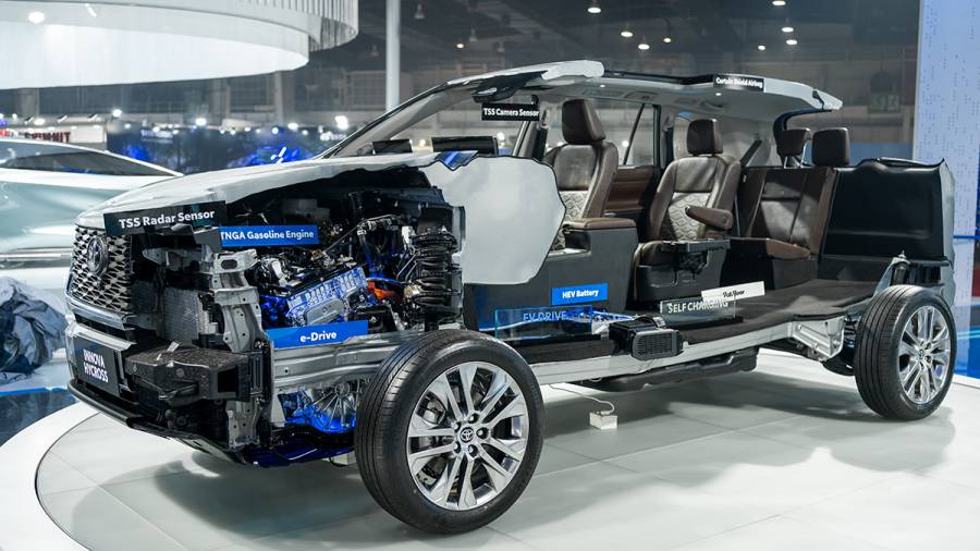 Toyota showcased modern and sustainable technology range at Auto Expo 2023 Self-Charging Hybrid