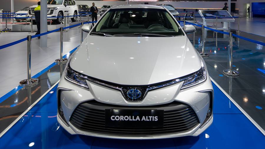 Toyota showcased modern and sustainable technology range at Auto Expo 2023 Corolla Altis at Auto Expo 2023