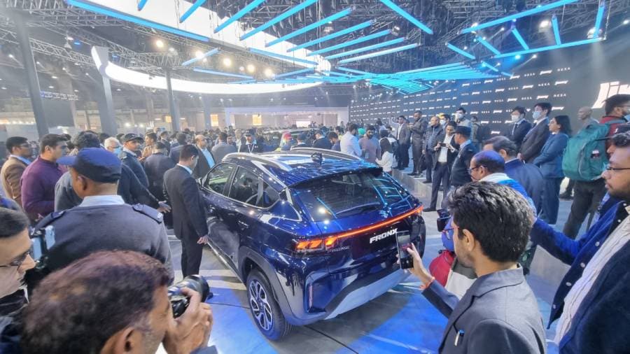Maruti Suzuki Fronx breaks cover at Auto Expo 2023