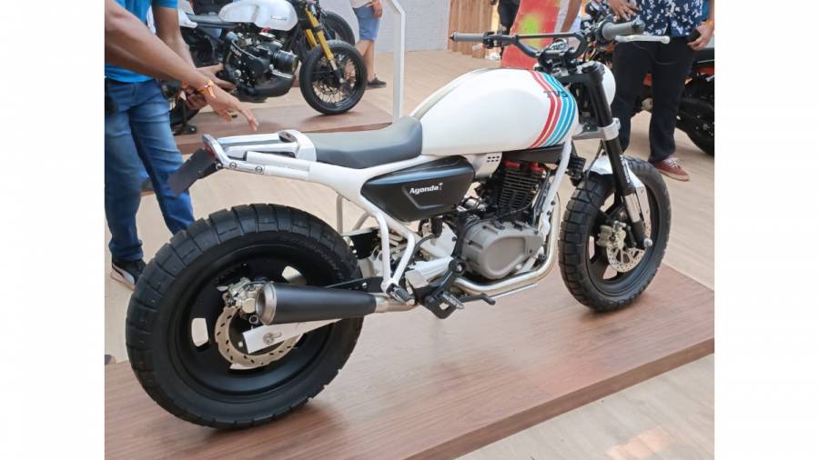 JvB Moto showcases custom-built Agonda at 2023 MotoSoul