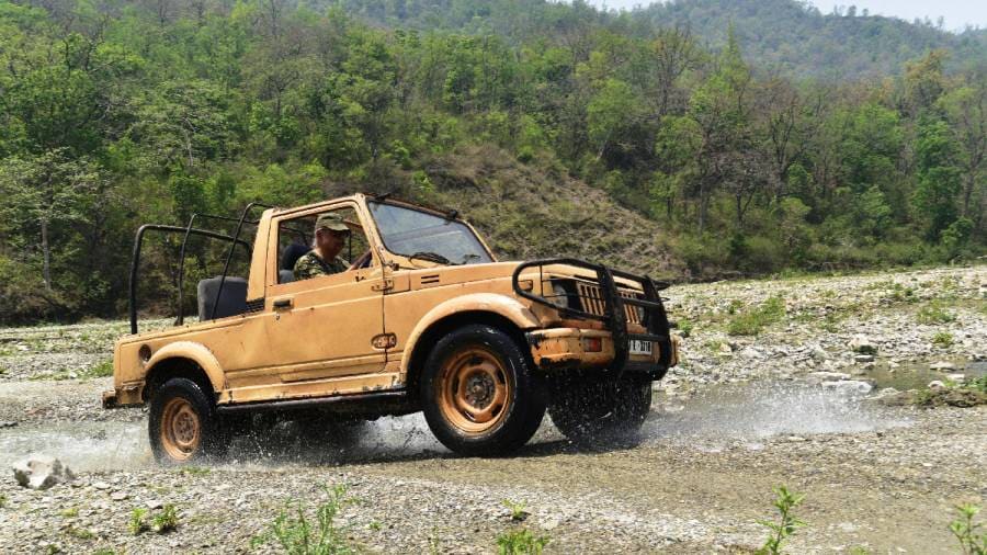 Driving the Maruti Suzuki Jimny and Gypsy on the same day.