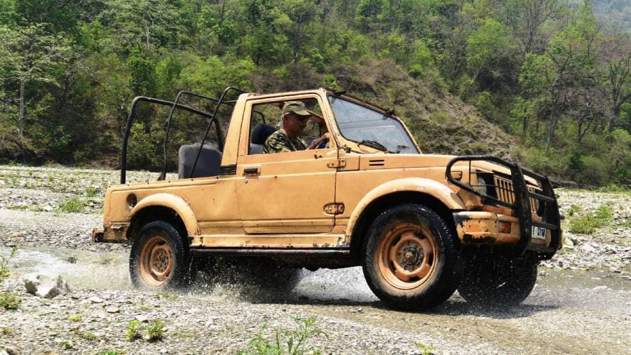 Driving the Maruti Suzuki Jimny and Gypsy on the same day.