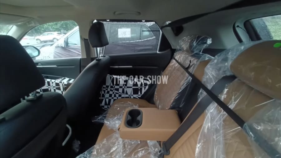 Spy shots reveal interior of the upcoming Kia Sonet facelift