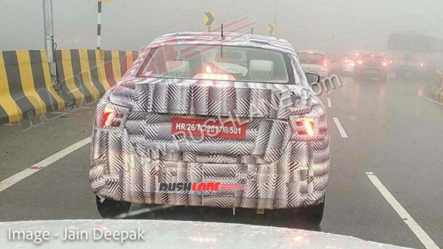 New Maruti Suzuki Dzire spotted testing for the first time