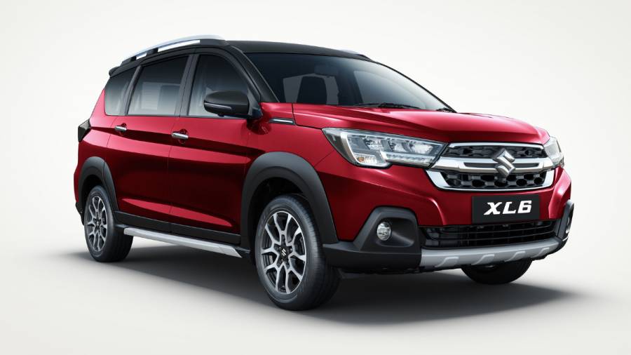 Maruti Suzuki announces discounts up to Rs 1.12 lakh 2022 maruti suzuki xl6 facelift red