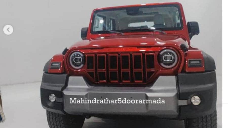 Mahindra Thar 5-door pictures leaked ahead of 15 Aug launch