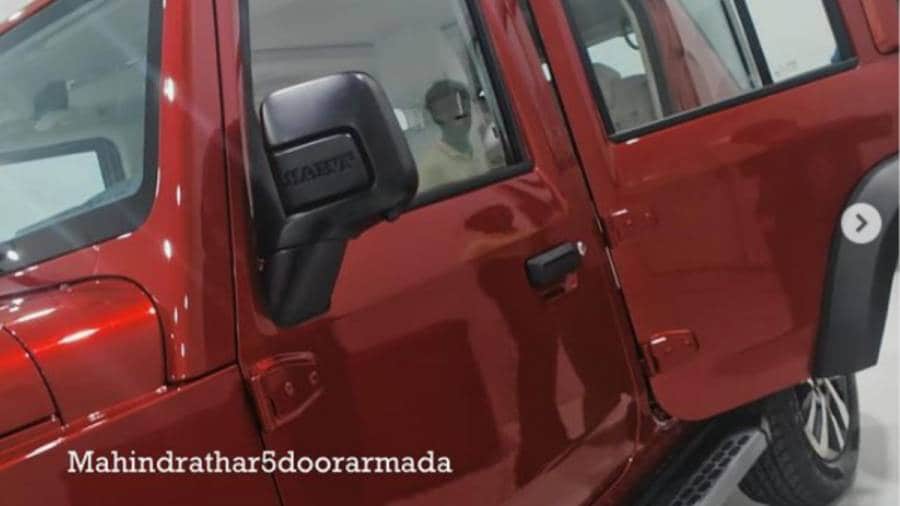 Mahindra Thar 5-door pictures leaked ahead of 15 Aug launch