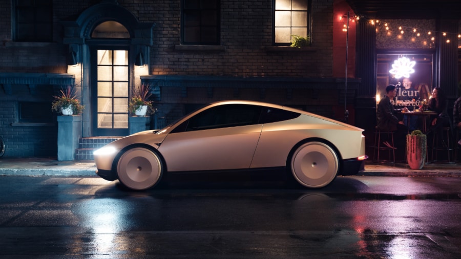 Tesla Robotaxi is fully driverless cab concept for 2 passengers