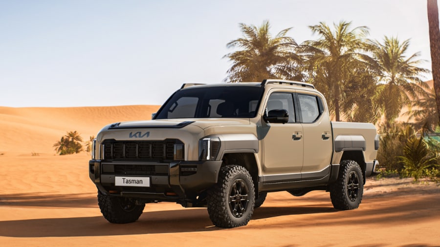 The Kia Tasman is the brands first ever pickup truck