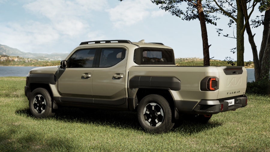 The Kia Tasman is the brands first ever pickup truck