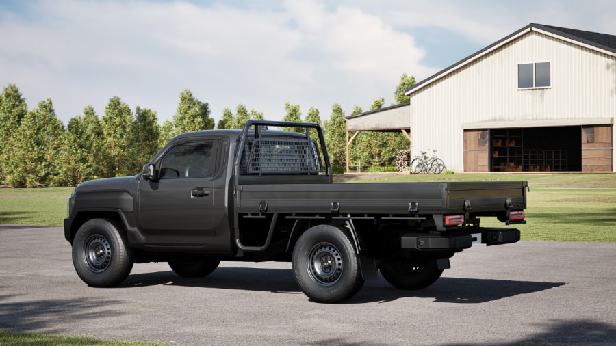 The Kia Tasman is the brands first ever pickup truck