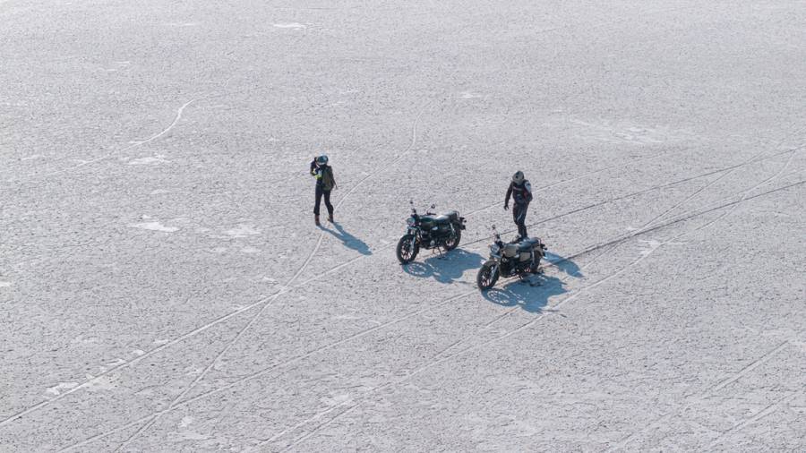 Honda CB350 at Rann
