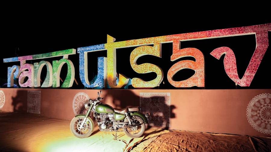 Honda CB350 at Rannutsav