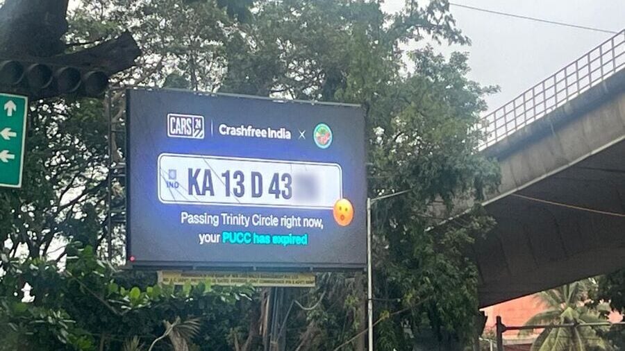 Indias first AI billboard puts traffic violations on the big screen