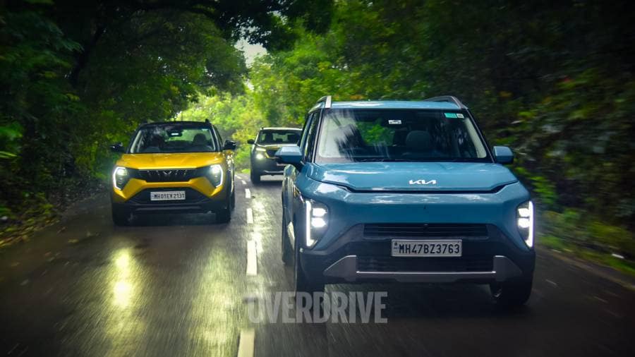 Kia Syros vs Mahindra 3XO vs Skoda Kylaq comparison review - the new guys