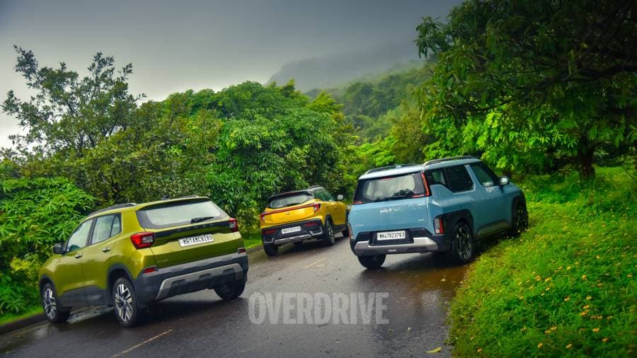 Kia Syros vs Mahindra 3XO vs Skoda Kylaq comparison review - the new guys