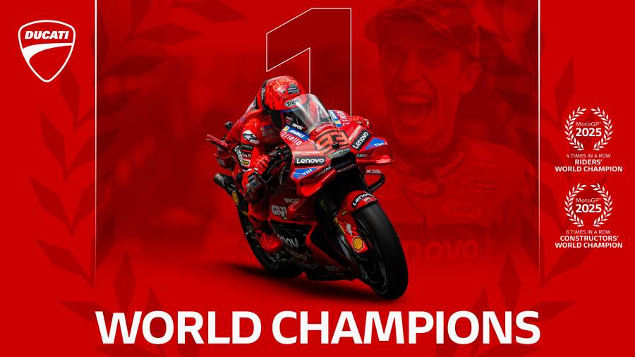 Marc Márquez and Ducati are the 2025 MotoGP World Champions